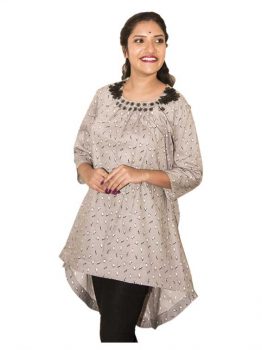 Grey color kurti