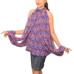 Electric blue top Shrugs