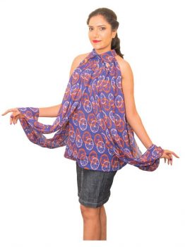 Electric blue top Shrugs