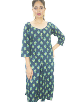 Turquoise Blue Kurti