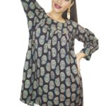 Block Printed Women's Kurti